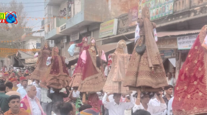 Gangaur ride started with much fanfare: Crowd of women gathered