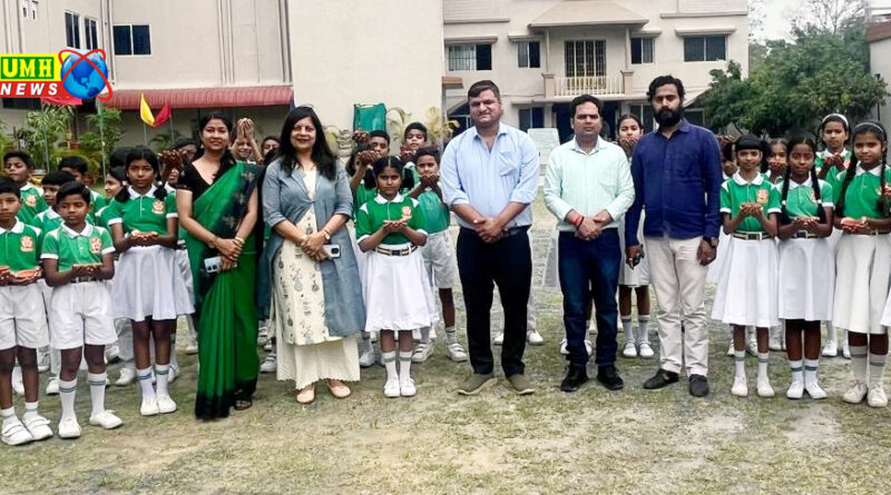 हिल टॉप पब्लिक स्कूल बरियातू में रिलेशंस ने चलाया पक्षी बचाओ अभियान।