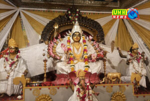 चैत्र मास नवरात्रि महोत्सव श्री नवदुर्गा शक्ति मंदिर पर धूमधाम के साथ प्रारंभ