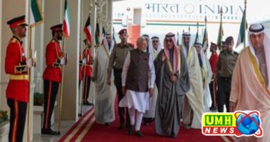 Red carpet welcome for Prime Minister Narendra Modi in Kuwait