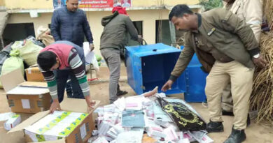 Looted goods worth lakhs recovered from newspaper office, FIR against three including alleged journalist.