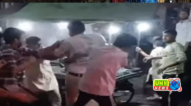 मथुरा : पुलिसकर्मियों को दौड़ा-दौड़ाकर पीटा, कबाब के पैसे को लेकर विवाद, भागने पर पथराव किया