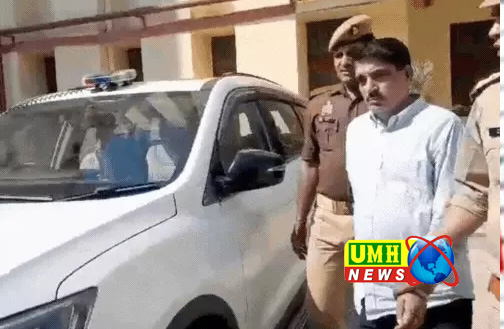 मुरादाबाद में पकड़ा गया फर्जी विजिलेंस अफसर, नीली बत्ती लगी कार से रौब गांठकर था