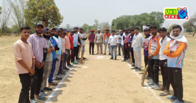 पंचायत स्तरीय श्री ठाकुरबाबा क्रिकेट टूर्नामेंट का हुआ आगाज़