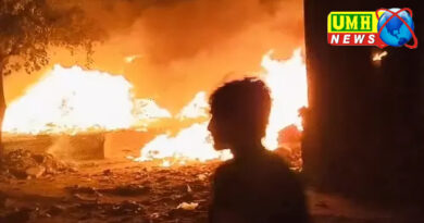 मुरादाबाद में 70 कपड़ा गोदामों में भीषण आग, 10 घंटे बाद 60 फायर कर्मियों ने पाया काबू