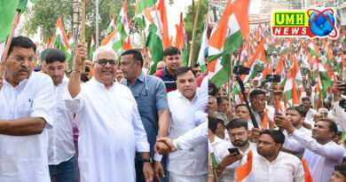 खैरथल : सेनाओं के सम्मान में निकली तिरंगा यात्रा