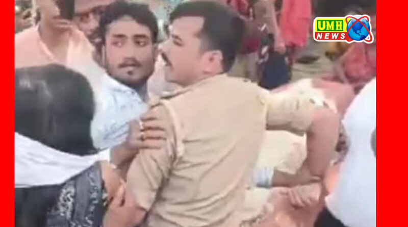लखनऊ : राजधानी मे लोगों के बीच पुलिस भी सुरक्षित नही