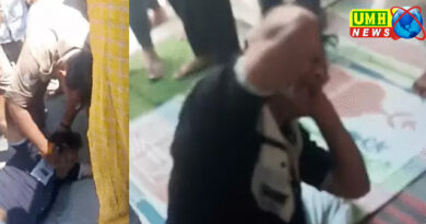 अलीगढ़ : युवक ने मस्जिद में सिर पटका, नमाज के समय हंगामे पर पुलिस पहुंची