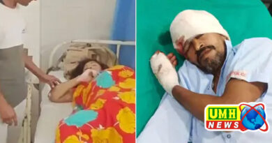 मुरादाबाद : एक्सपोर्ट फैक्ट्री के कर्मचारियों को लेकर जा रही बस पलटी