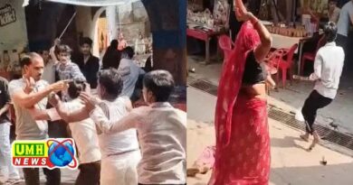 मथुरा : बरसाना मंदिर के पास पथराव, कई घायल