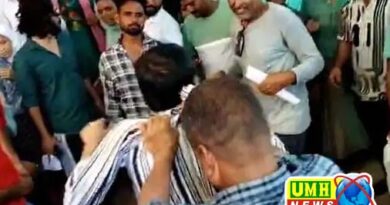 बुलंदशहर; जिला अस्पताल में जेबकतरे को पकड़कर भीड़ ने पीटा