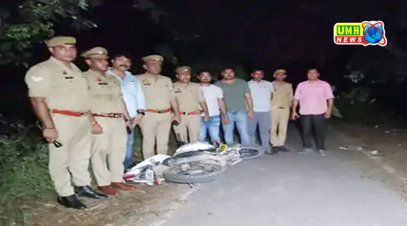 बुलंदशहर में पुलिस-बदमाश की मुठभेड़,  लूट का माल बरामद