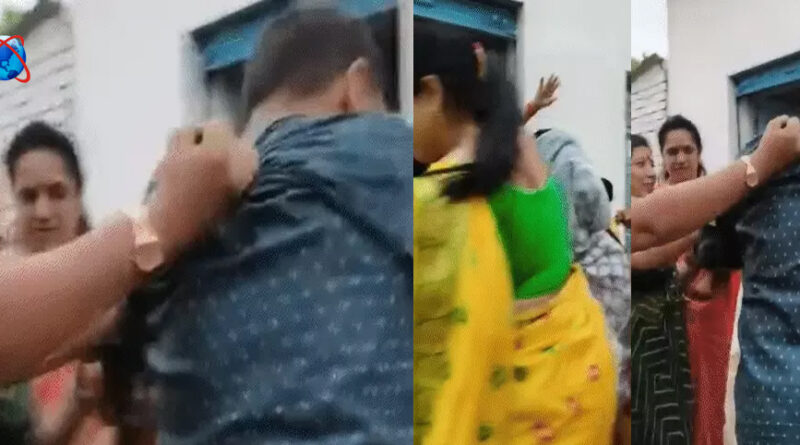आगरा : भाजपा नेता को महिलाओं ने घर में घुसकर पीटा