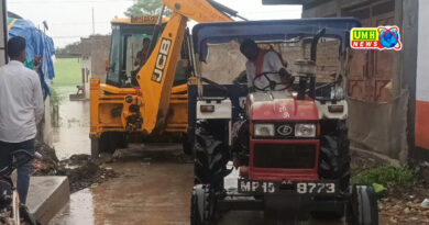 गढ़ाकोटा : पानी निकासी की समस्या का समाधान, दिनेश लहरिया ने दिलाया राहत