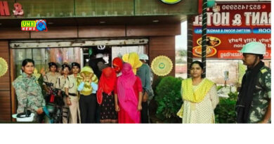 बगोदर-हजारीबाग हाईवे पर होटल में पुलिस रेड, देह_व्यापार का भंडाफोड़