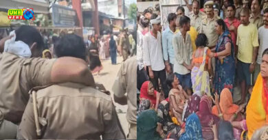 गोरखपुर : आप नेता की मौत पर पथराव-बवाल, SHO का सिर फटा