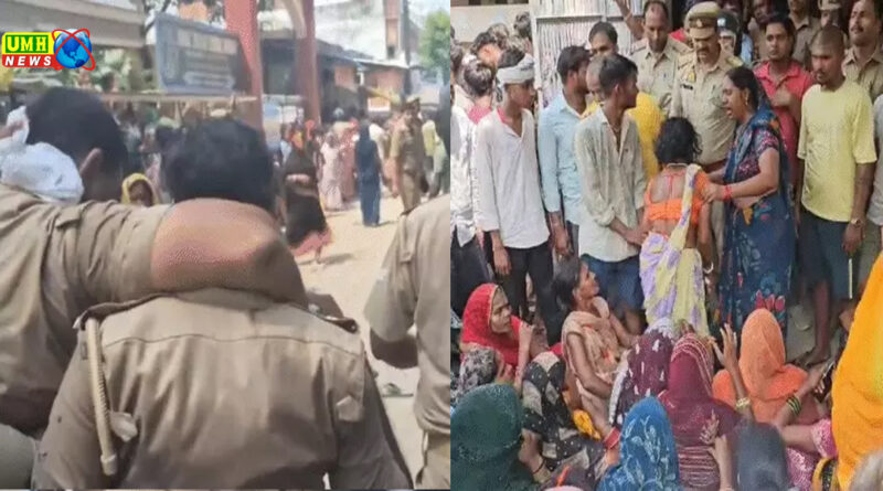 गोरखपुर : आप नेता की मौत पर पथराव-बवाल, SHO का सिर फटा