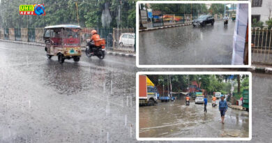 दिल्ली-NCR में छाया अंधेरा, हो रही बारिश