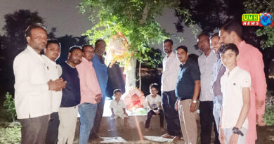 नवरात्रि के पावन पर्व पर मां कर्मा धाम मंदिर सिद्ध शक्ति पीठ में महाआरती