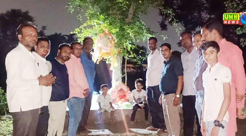 नवरात्रि के पावन पर्व पर मां कर्मा धाम मंदिर सिद्ध शक्ति पीठ में महाआरती