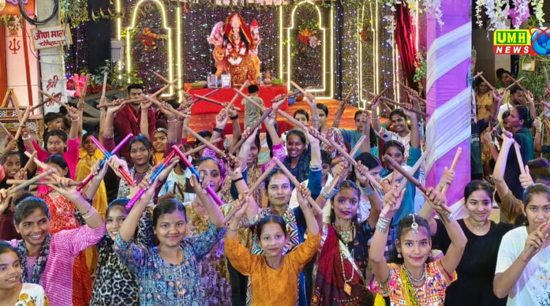 भीलवाड़ा : गरबा महोत्सव बड़े धूमधाम से मनाया जा रहा
