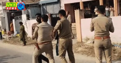 गोरखपुर : पुलिस पर हमला, दरोगा का सिर फूटा, वर्दी फटी