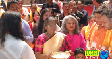 मथुरा पहुंचीं राष्ट्रपति, बांके बिहारी के किए दर्शन