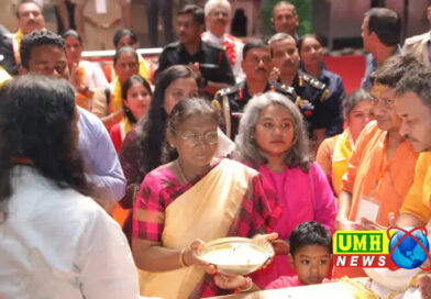मथुरा पहुंचीं राष्ट्रपति, बांके बिहारी के किए दर्शन
