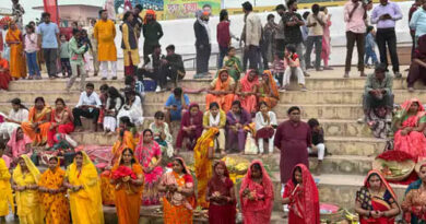 बुलंदशहर : उगते सूर्य को अर्घ्य के साथ छठ पूजा संपन्न