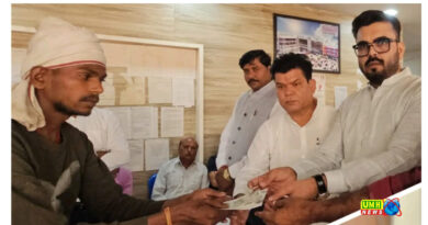 नगर पालिका परिषद गढ़ाकोटा में हितग्राहियों को योजनाओं का लाभ वितरण