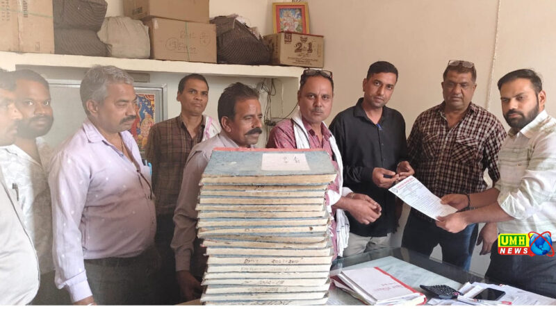 राजस्थान राज्य पथ परिवहन निगम कर्मचारियों द्वारा 12 सूत्रीय मांग को लेकर दिया ज्ञापन