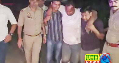 खुर्जा : पुलिस मुठभेड़ में दो बदमाश गिरफ्तार