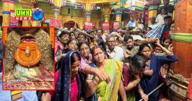 नवरात्रि के अष्टमी पर्व पर मां अन्नपूर्णा माता रानी का भव्य श्रृंगार