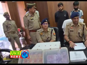 खुर्जा पुलिस ने किए नकली नोट छापने वाले दो गिरफ्तार