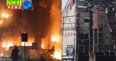 गोरखपुर में 4 मंजिला होटल में भीषण आग