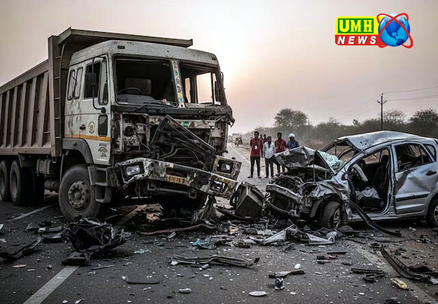 सहारनपुर : तेज रफ्तार डंपर ने  पूरे इलाके को दहला दिया