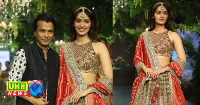 लखनऊ में मानुषी छिल्लर का कैटवाक