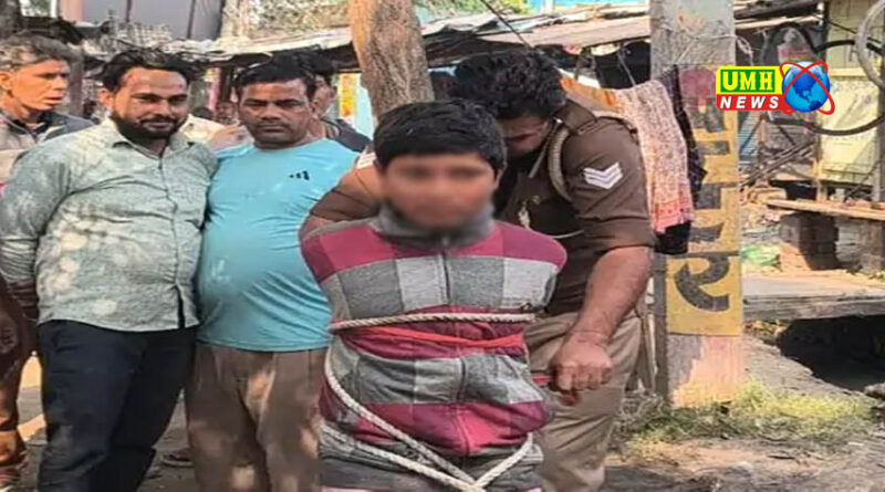 Khurja: Minor tied to a tree and beaten on charges of theft