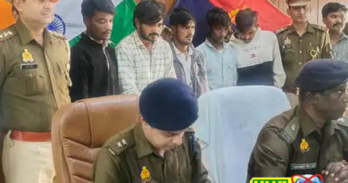 बुलंदशहर : 5 अंतर्जनपदीय चोर गिरफ्तार