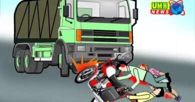 Bulandshahr: Dumper crushed a boy and girl riding a scooter