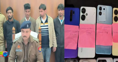 खुर्जा : पुलिस ने अंतर्जनपदीय मोबाइल चोर गैंग का किया पर्दाफाश