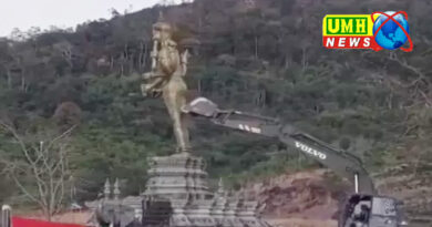 थाईलैंड ने कंबोडिया में भगवान विष्णु की मूर्ति तोड़ी