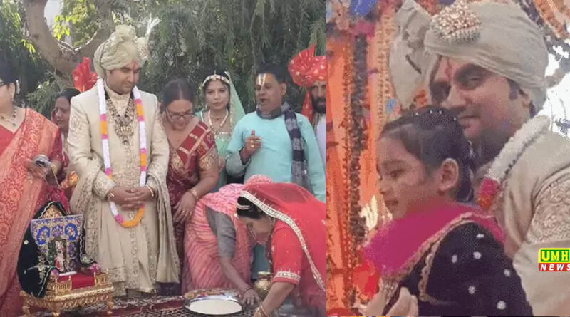 Parents danced in celebration of narrator Indresh Upadhyay