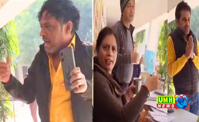 Noida: Indecency with female BLO, video of drunk man goes viral