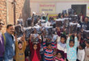 Seva Bharti distributed warm clothes to children on their wedding anniversary.