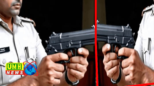 बुलंदशहर : पुलिसकर्मियों ने एक-दूसरे पर तानी पिस्टल