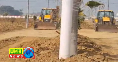 खुर्जा में अवैध प्लॉटिंग पर चला पीला पंजा