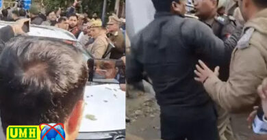 बरेली सिटी मजिस्ट्रेट को ले जा रही पुलिस से धक्का-मुक्की, इंस्पेक्टर सड़क पर गिरे