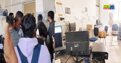 कानपुर : दिल्ली पुलिस भर्ती परीक्षा में हंगामा, नाराज छात्रों ने कंप्यूटर-दरवाजे तोड़े