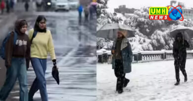 दिल्ली-नोएडा- NCR में झमाझम बारिश, कश्मीर में तूफानी बर्फबारी